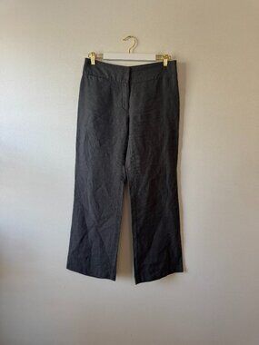 Eileen Fisher Linen Pants Charcoal